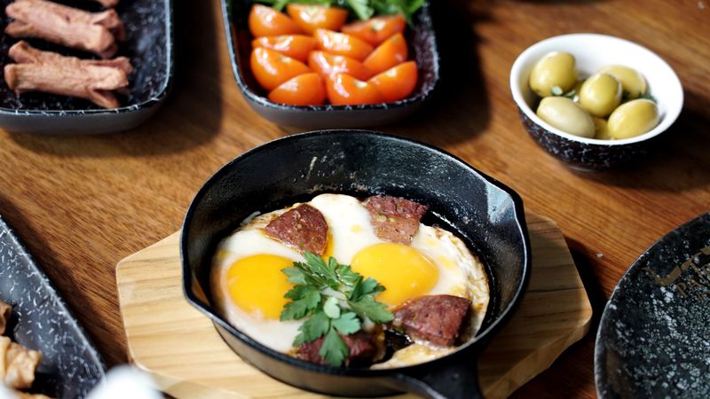 Dions weekend brunch pizza and breakfast special